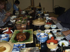 大満足の夕食