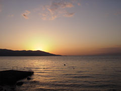 夕日がキレイ